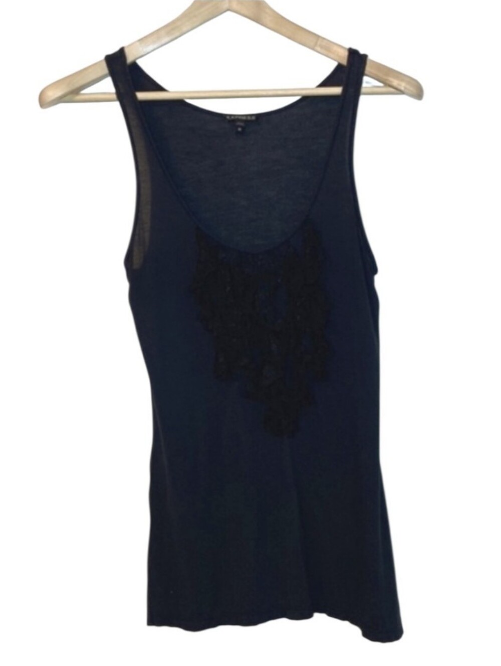 Express | Y2K Express Ruffle Tank Top